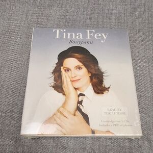 Tina Fey Bossy Pants CD Set Sealed. Brand New.